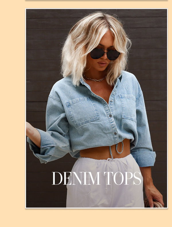 Denim Tops 