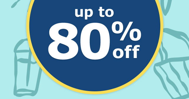 Up to 80% Off