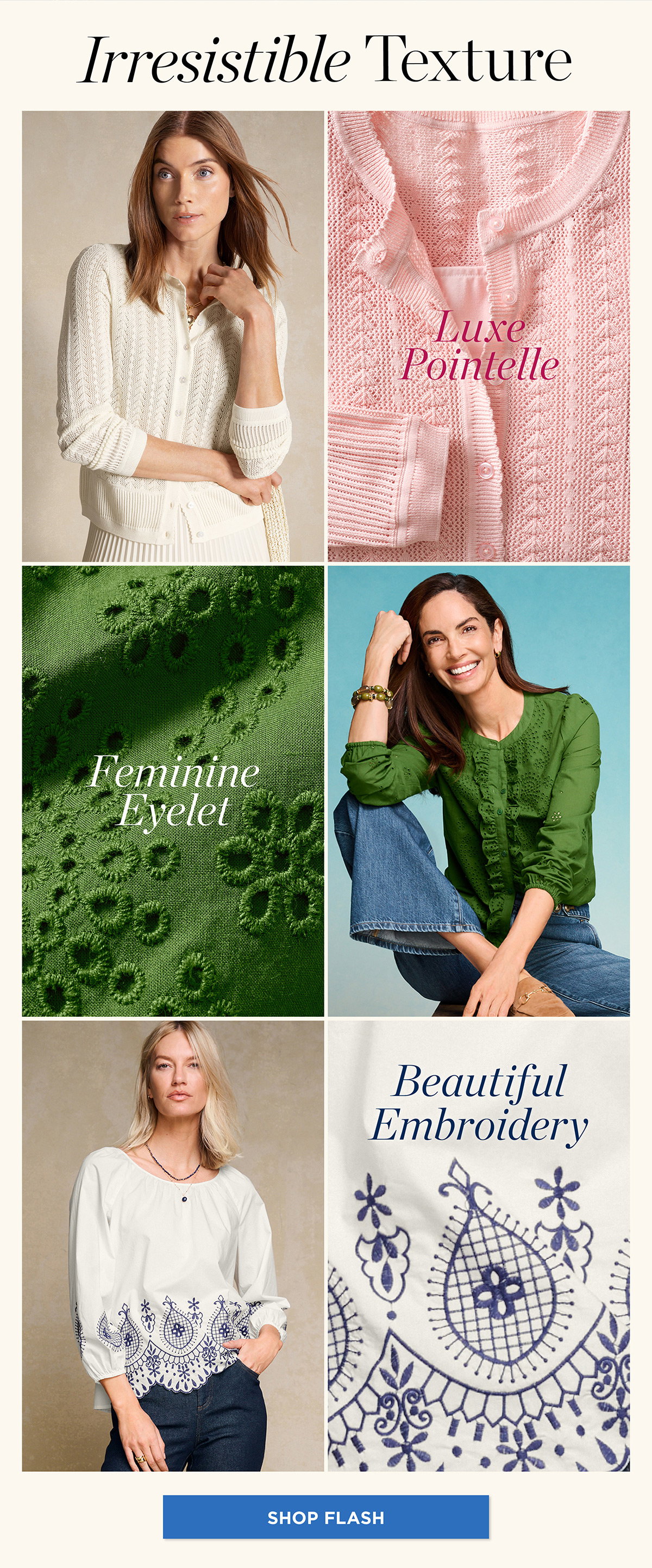 Online Only Until Midnight Flash Sale! 40% off two or more tops or 30% off one | Shop Flash