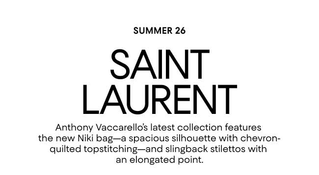 Saint Lauren Summer '26