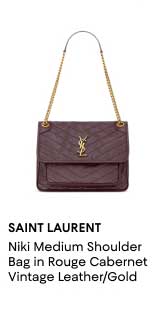 Niki Medium Shoulder Bag in Vintage Leather  