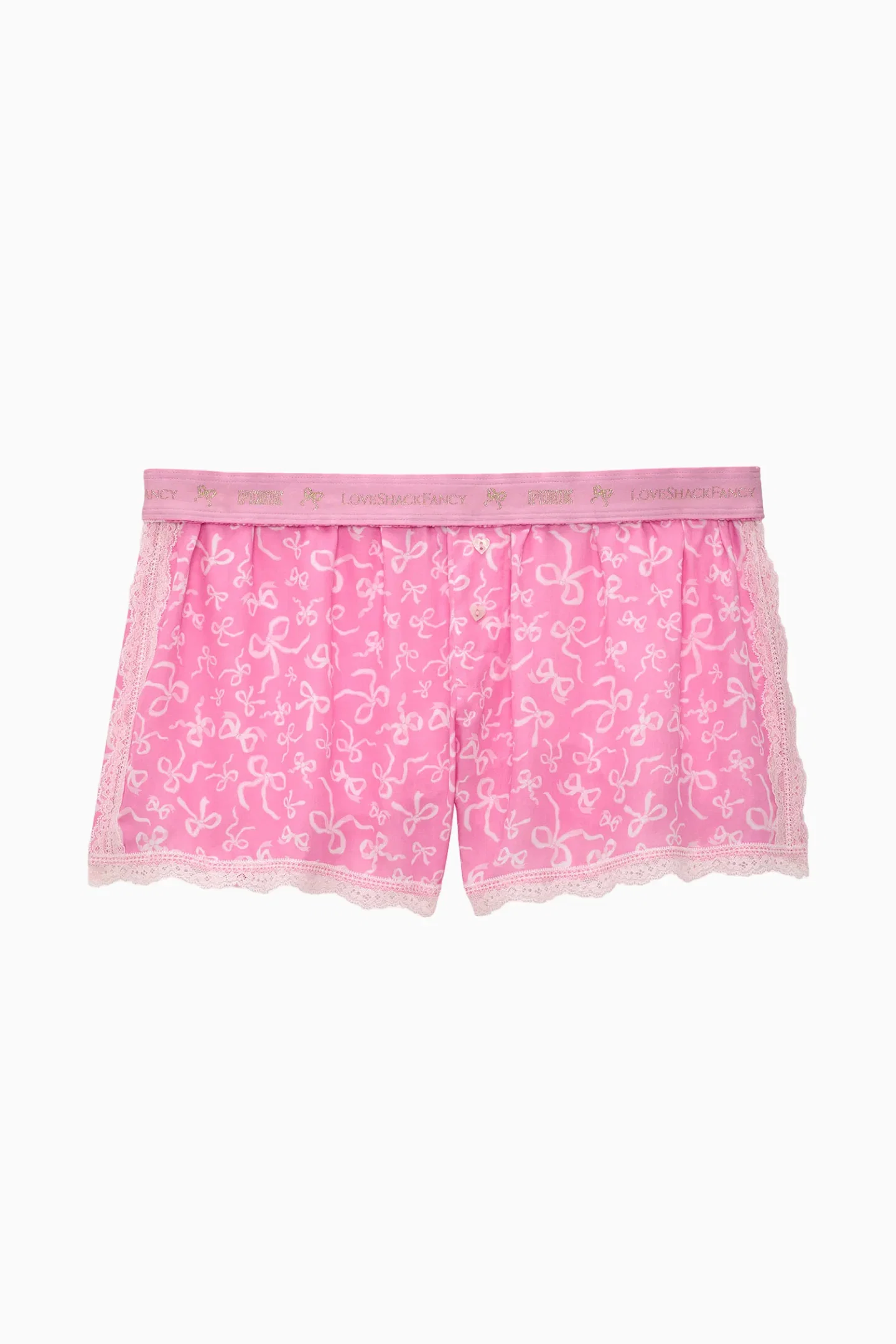 Image of PINK x LoveShackFancy Boxy Shorts