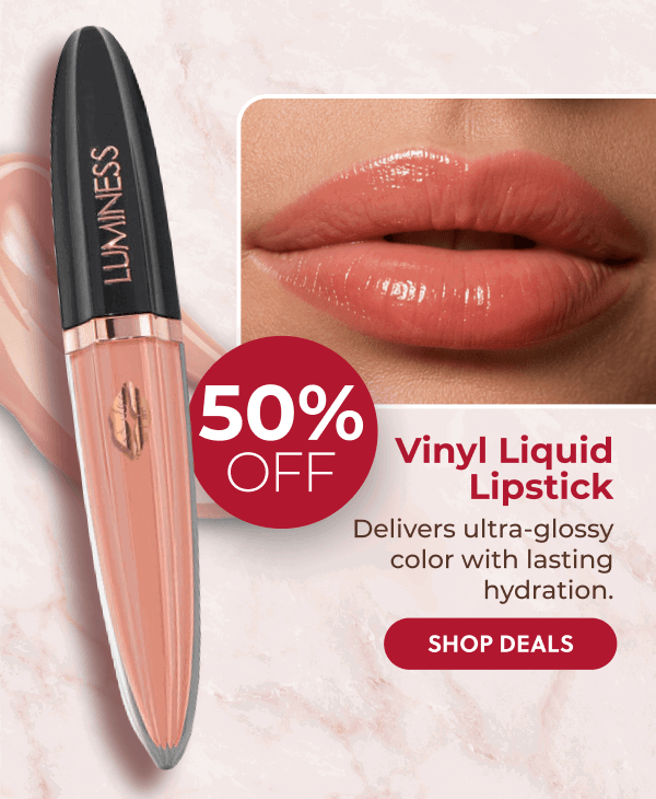 Vinyl Liquid Lipstick: Delivers ultra-glossy color with lasting hydration.