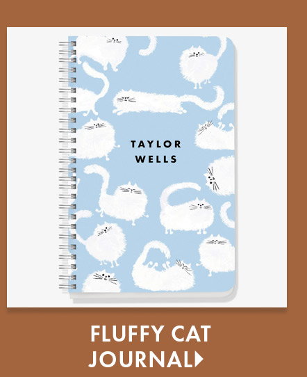 Fluffy Cat Journal
