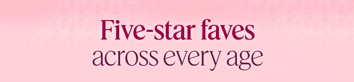 five stars across every age