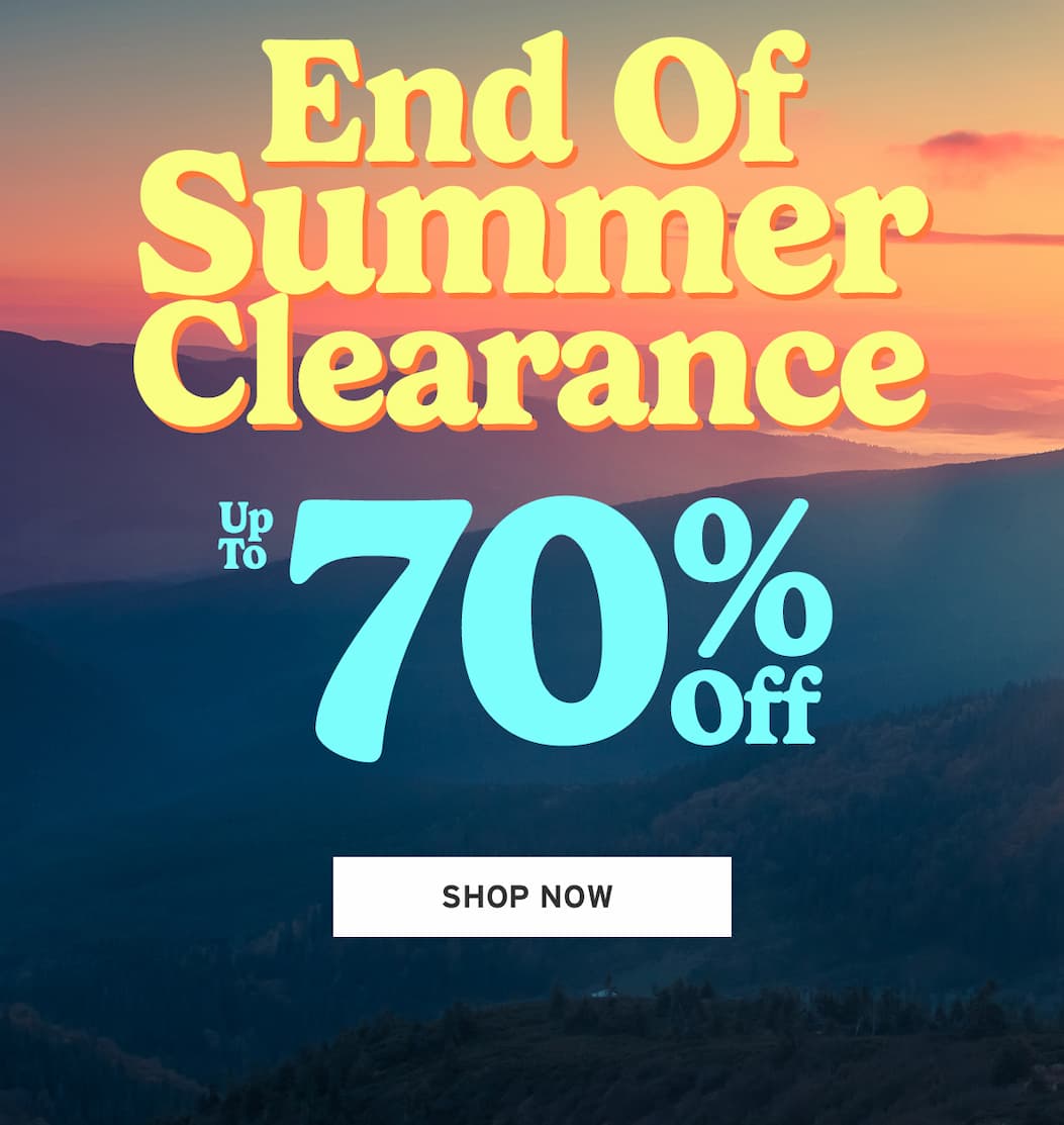 Up to 70% off End of Summer Clearance