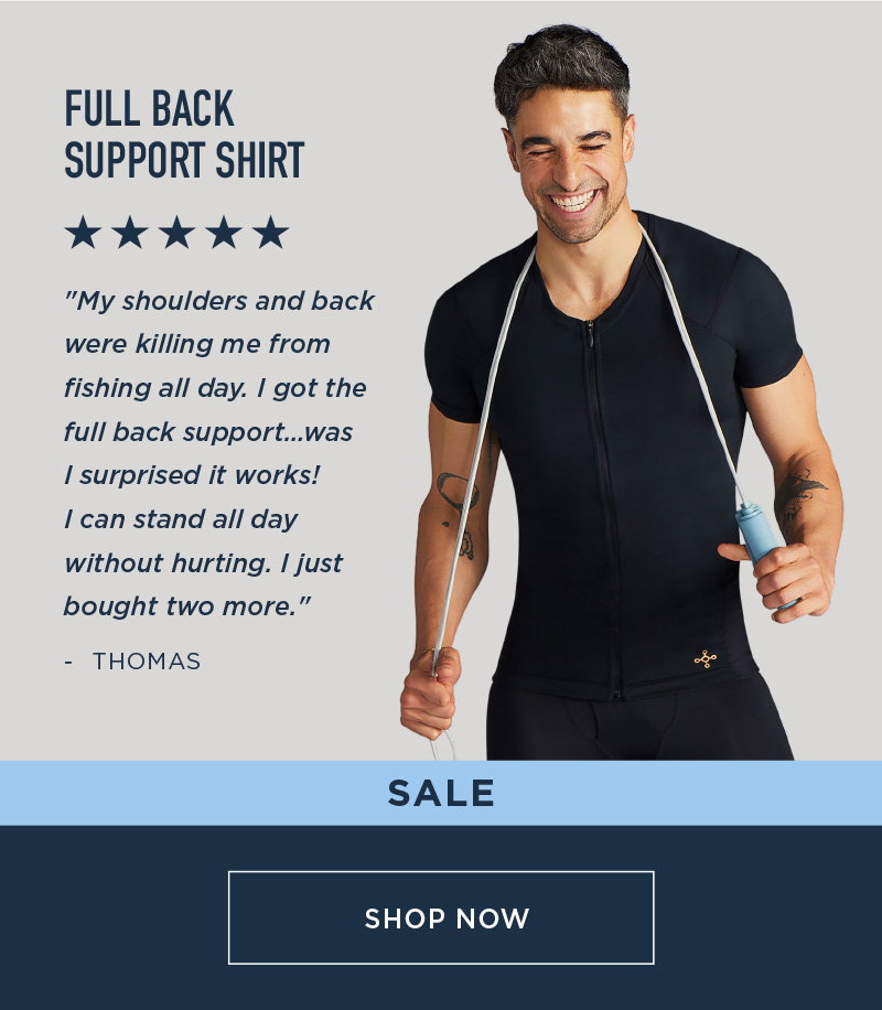FULL BACK SUPPORT SHIRT SALE SHOP NOW