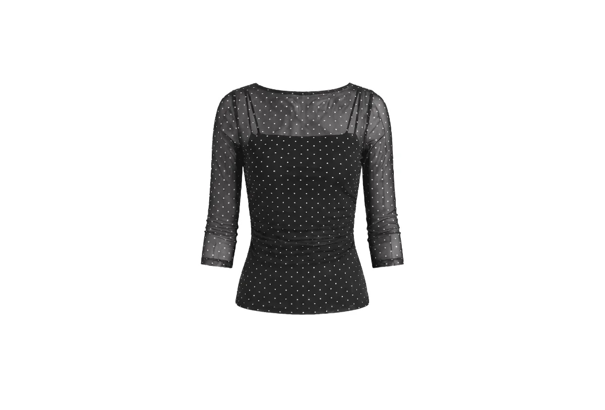 Maude Mesh Top