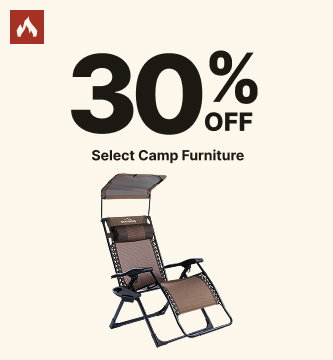 30% off Select Camp Furniture