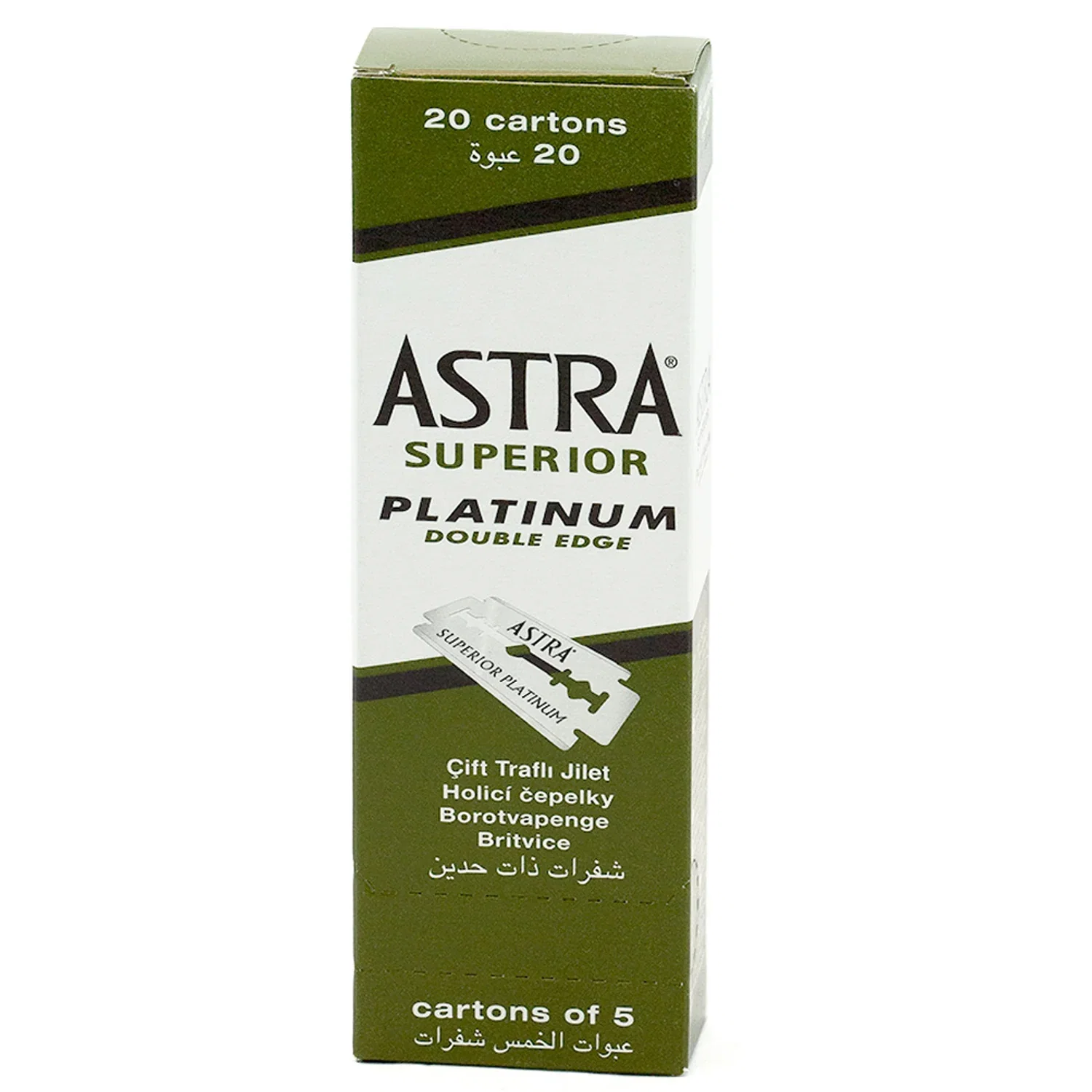 Image of Astra Superior Double Edge Safety Razor Blades (100 Blades)