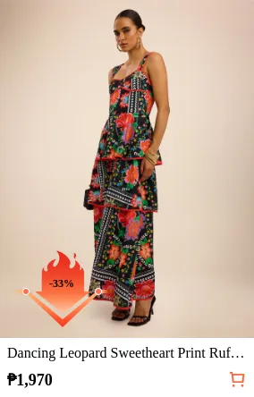 Dancing Leopard Sweetheart Print...
