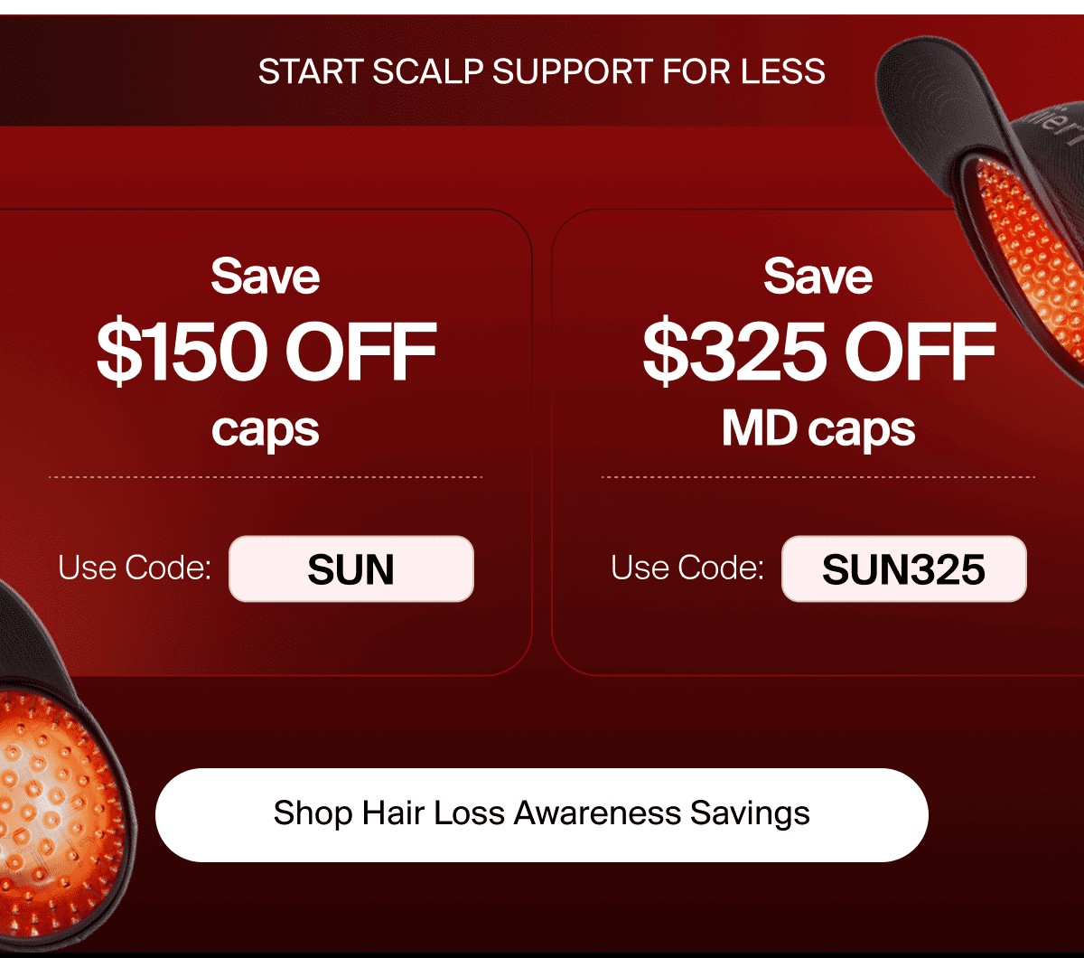 Shop Hair Loss Awareness Savings