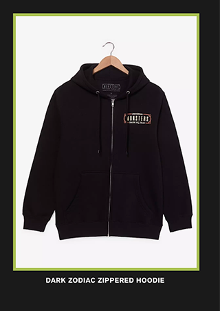 Dark Zodiac Zippered Hoodie