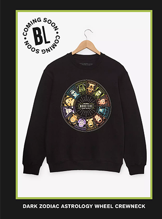 Dark Zodiac Astrology Wheel Crewneck Coming Soon
