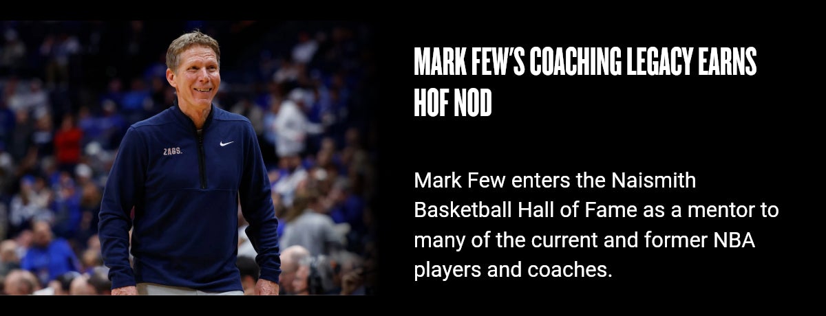 Mark Few's coaching legacy earns HOF nod