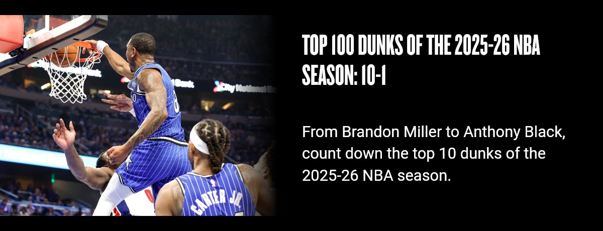 Top 100 Dunks of the 2025-26 NBA Season: 10-1