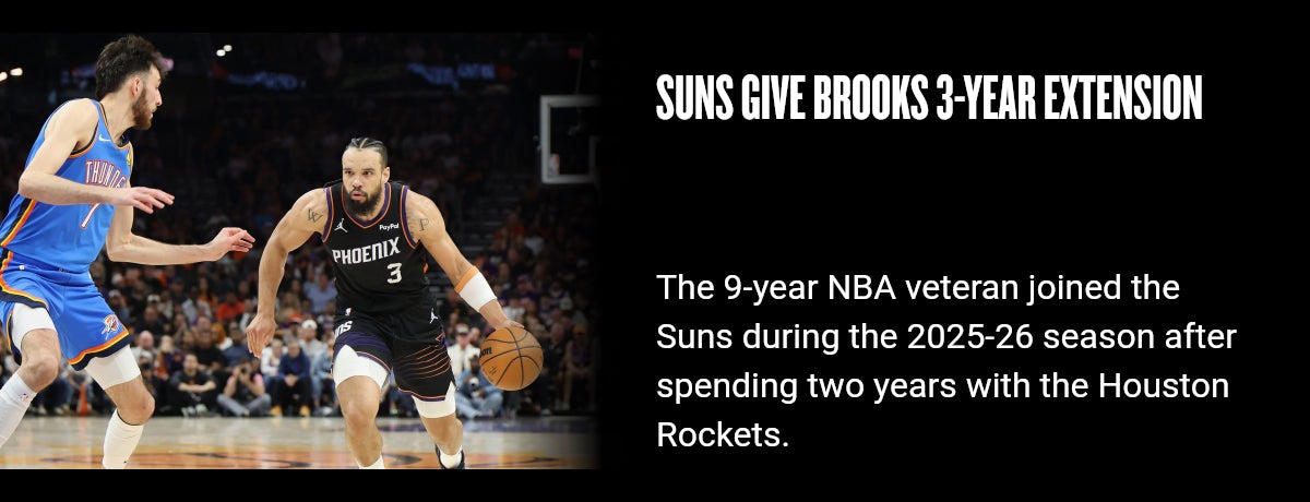 Suns give Brooks 3-year extension