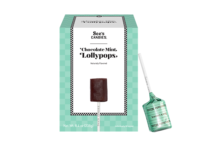 Chocolate Mint Lollypops