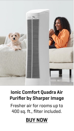 Ionic Comfort Quadra Air Purifier by Sharper Image