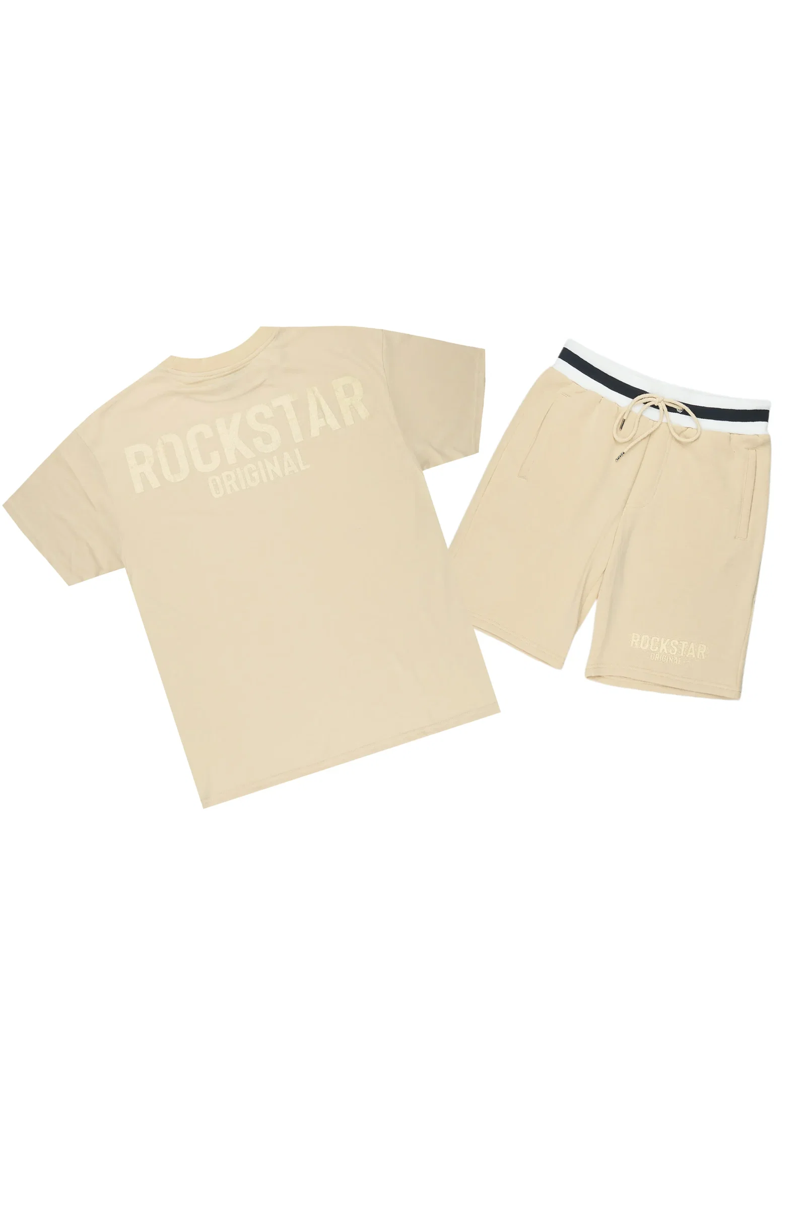 Image of Sana Beige/Beige Short Set