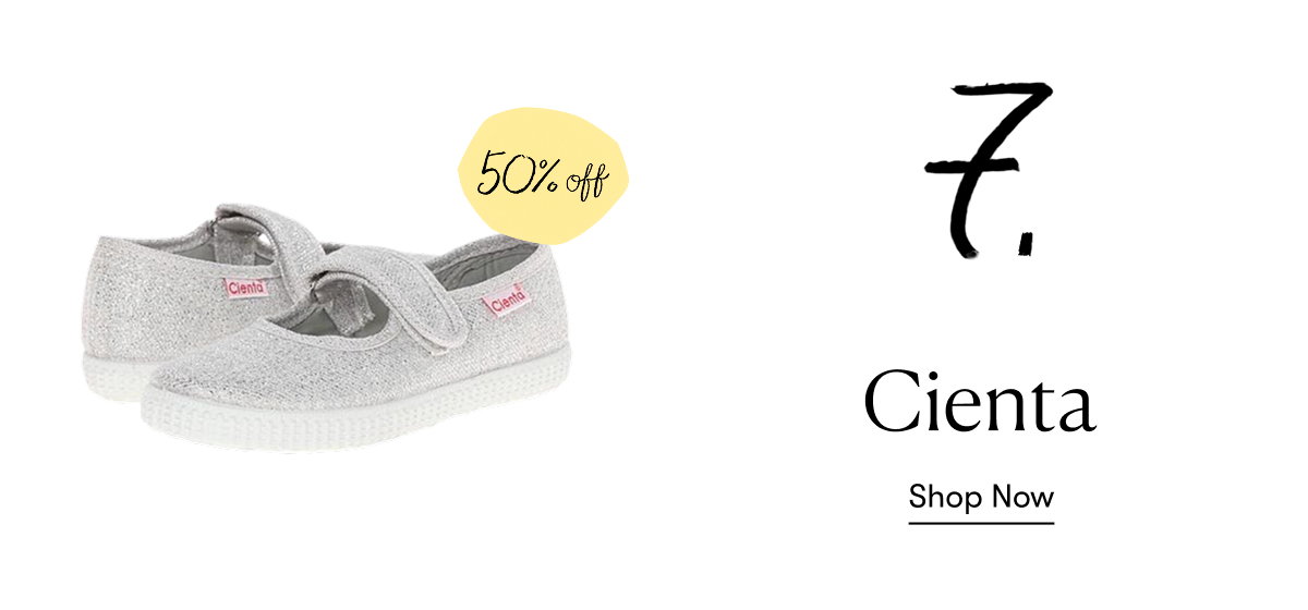 Cienta - 50% off 