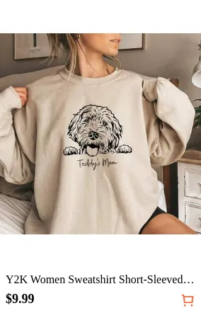 Y2K Women Sweatshirt Short-Sleeved ShirtGoldendoodle Custom Sweatshirt, Dog Mom Gift, Personalized Dog Sweatshirt, Doodle Mom Shirt, Dog Dad, Dog