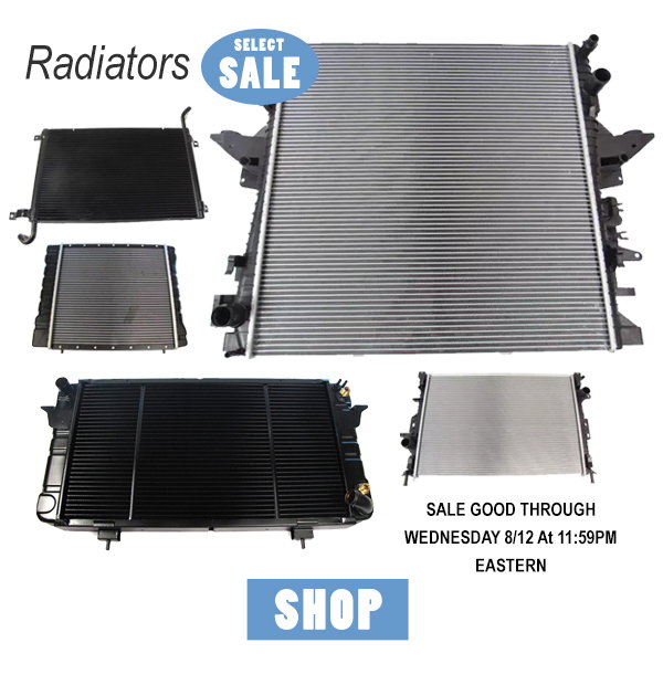 Sale On Select Radiators at RoverParts.com