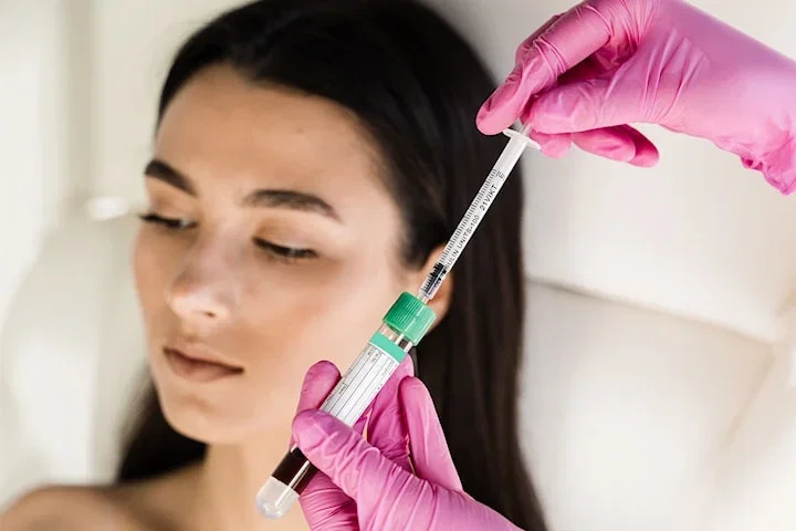 PRP-behandling för ansikte eller hår hos Nova Skin Klinik på Södermalm