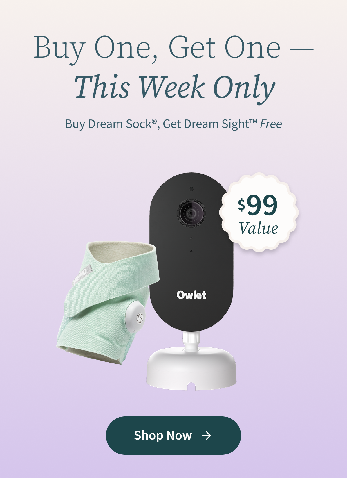 Buy Dream Sock, Get Dream Sight Free This Week Only