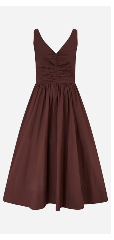 Patrice Dress In Adobe Brown