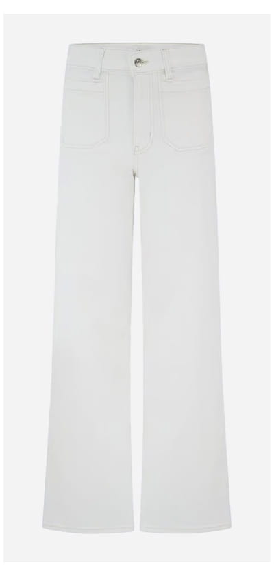 Le Slim Palazzo With Modernist Pockets In Au Natural Clean