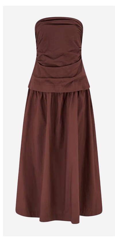 Ciara Dress In Adobe Brown