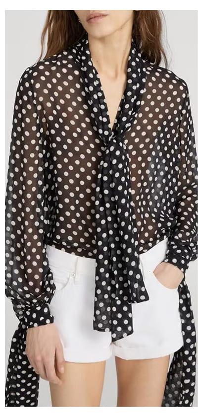 Nouvelle Blouse In Black