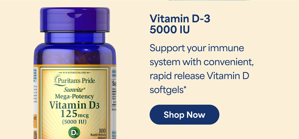 Vitamin D3 125 mcg (5000 IU)