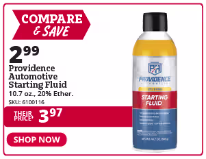 prov auto starting fluid
