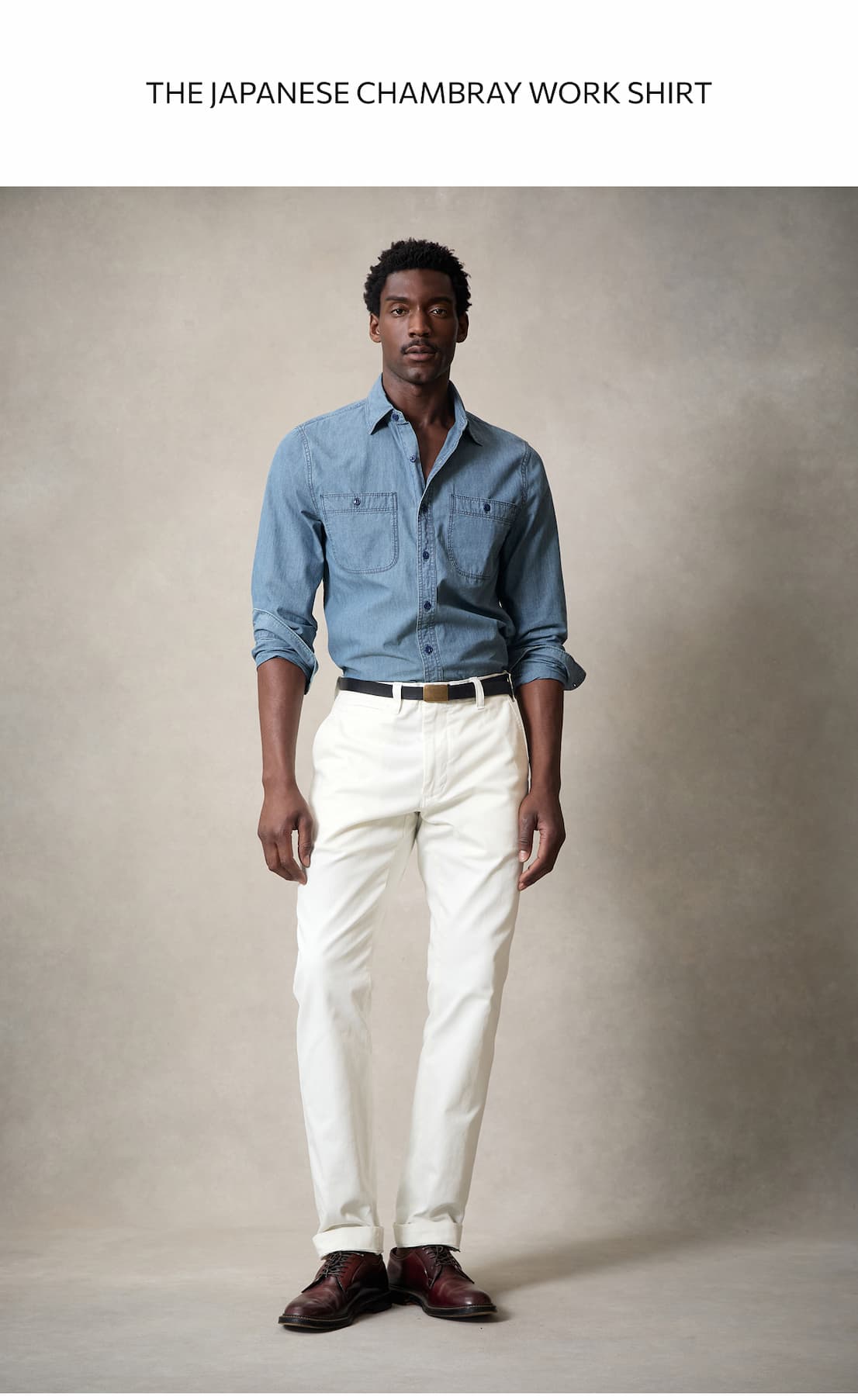 Shop the Japanese Chambray Work Shirt