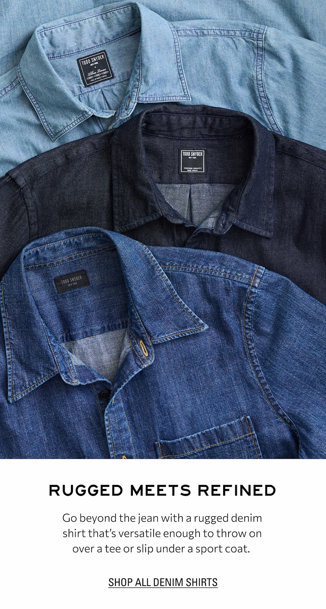 SHOP ALL DENIM SHIRTS