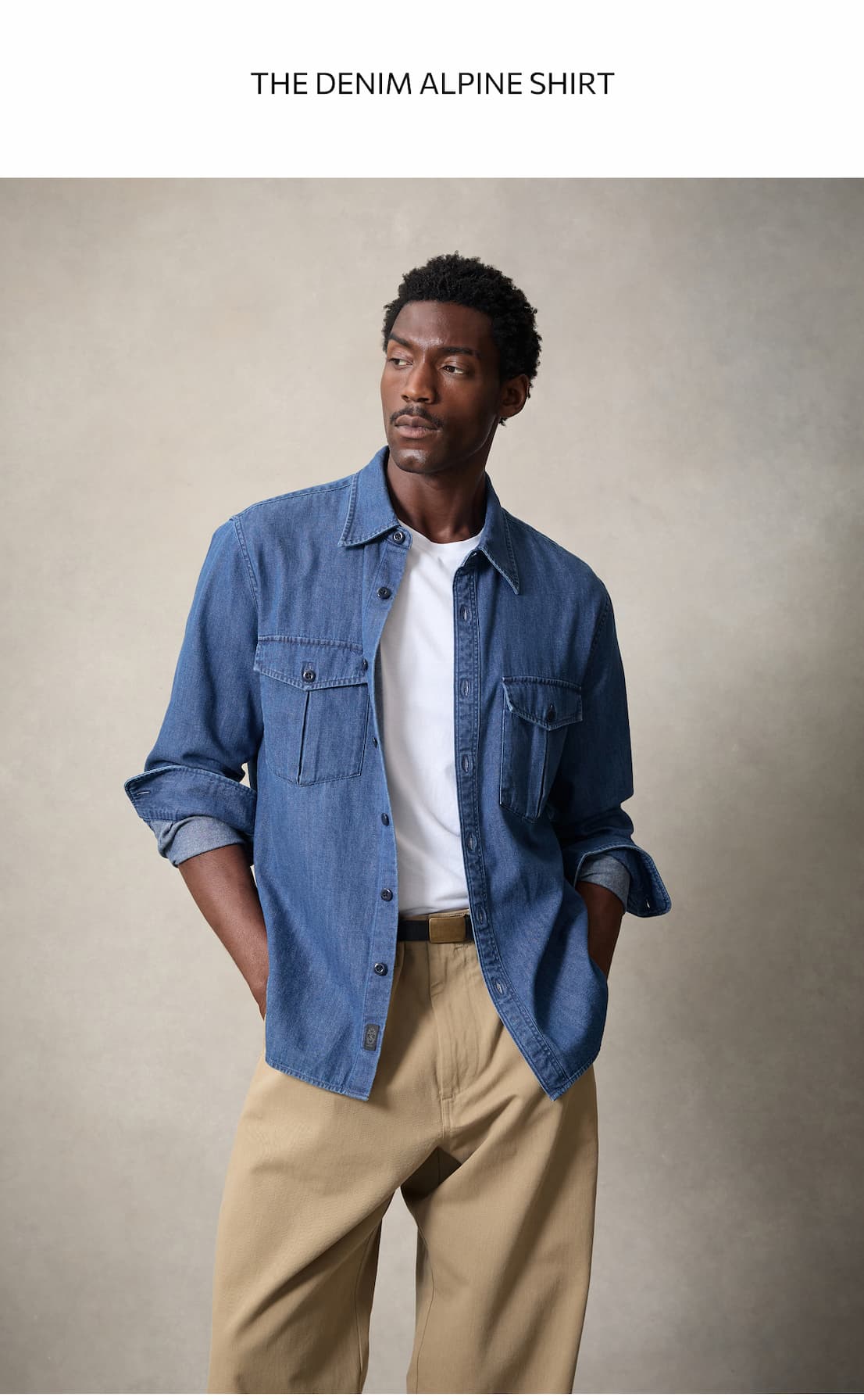 Shop the Denim Alpine Shirt