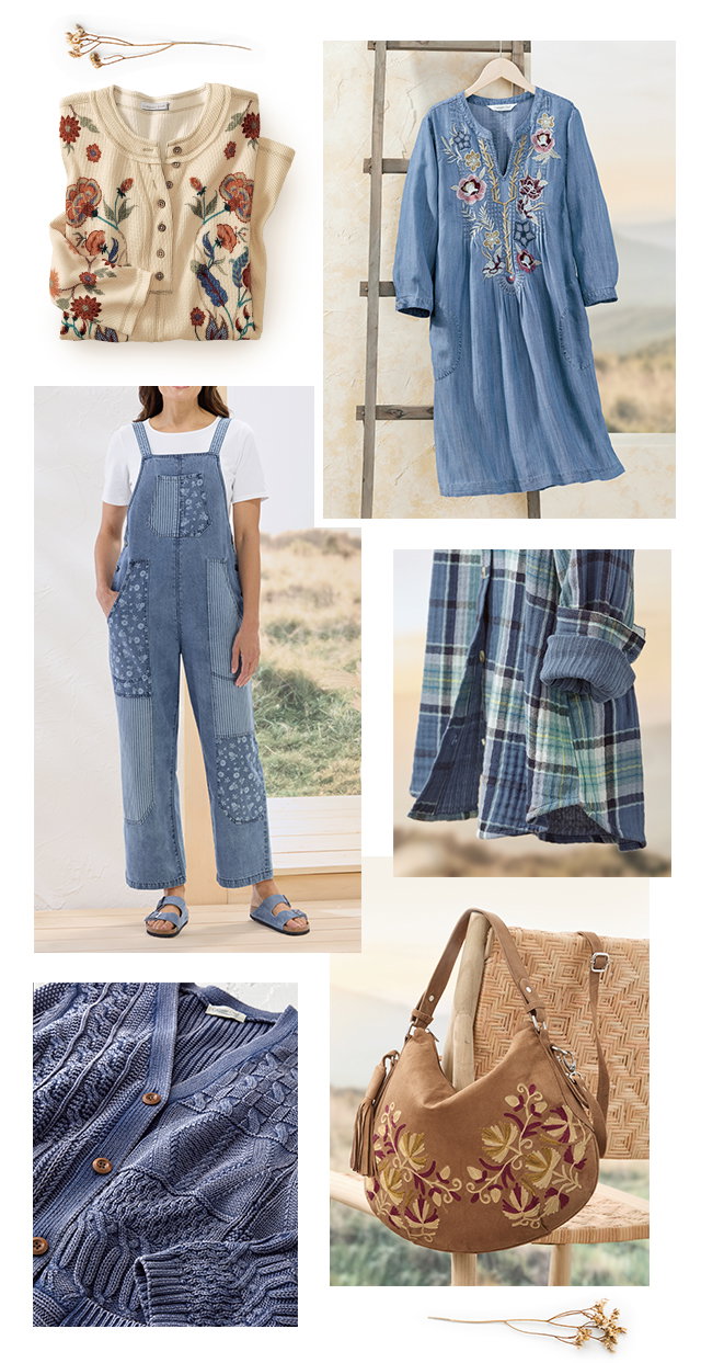 Forever Indigo grid