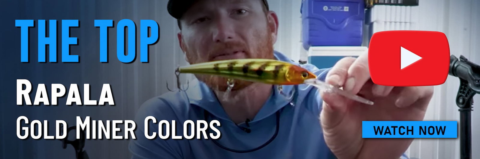 The Top  Rapala Gold Miner Colors Youtube Watch Now Button