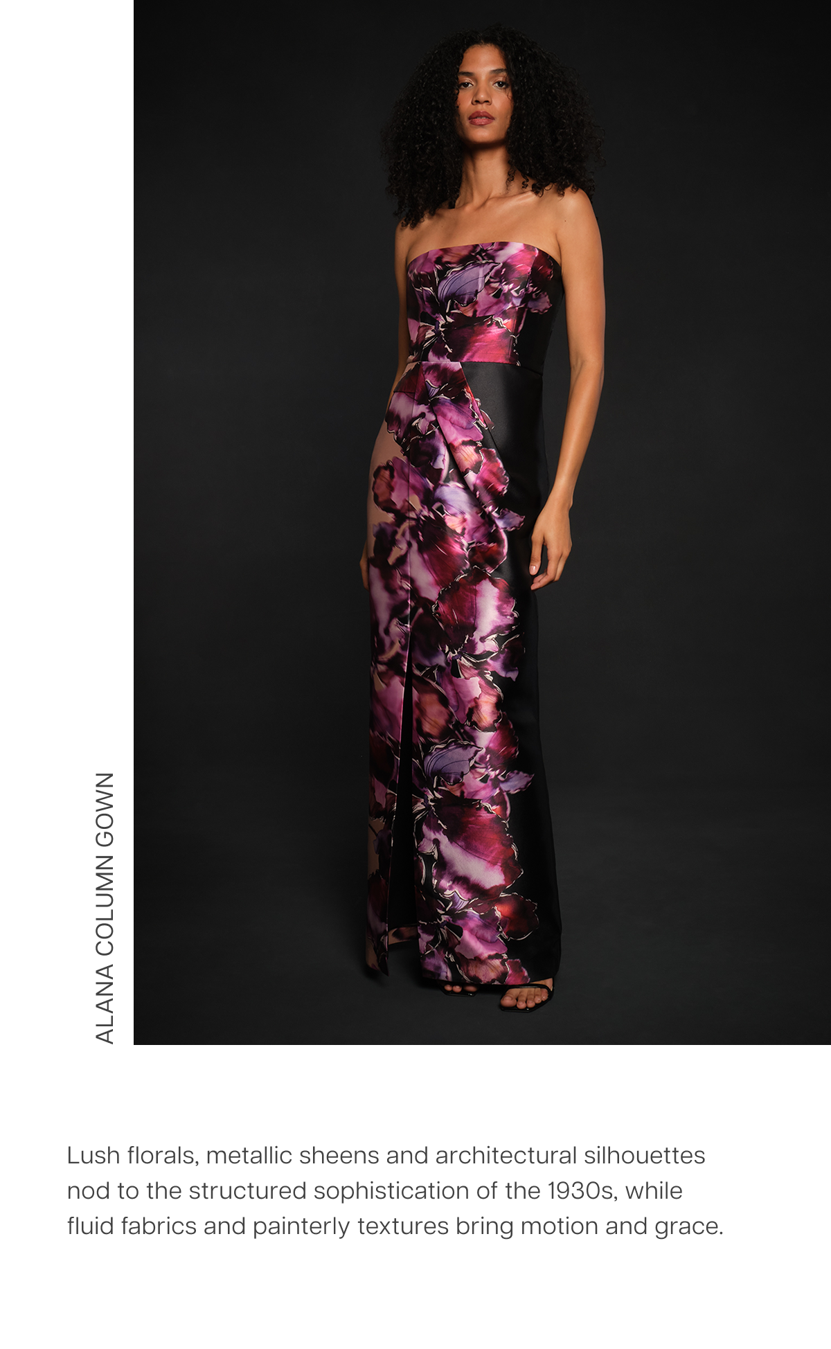 Alana Column Gown
