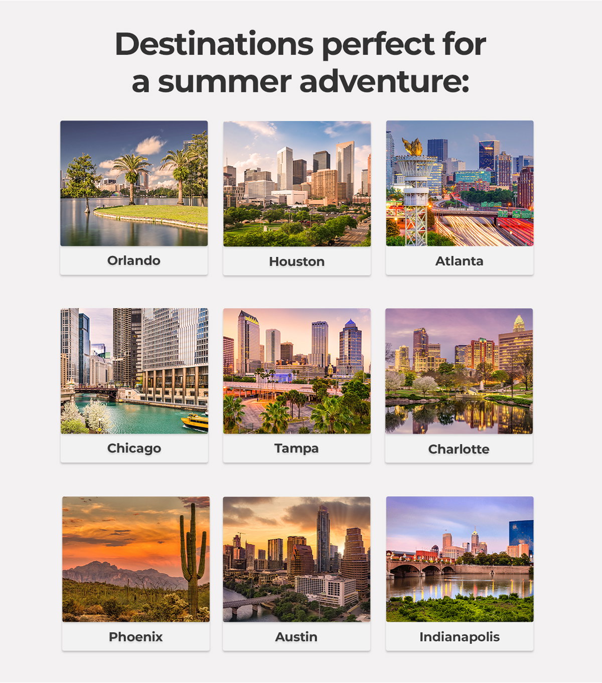 Summer Destinations