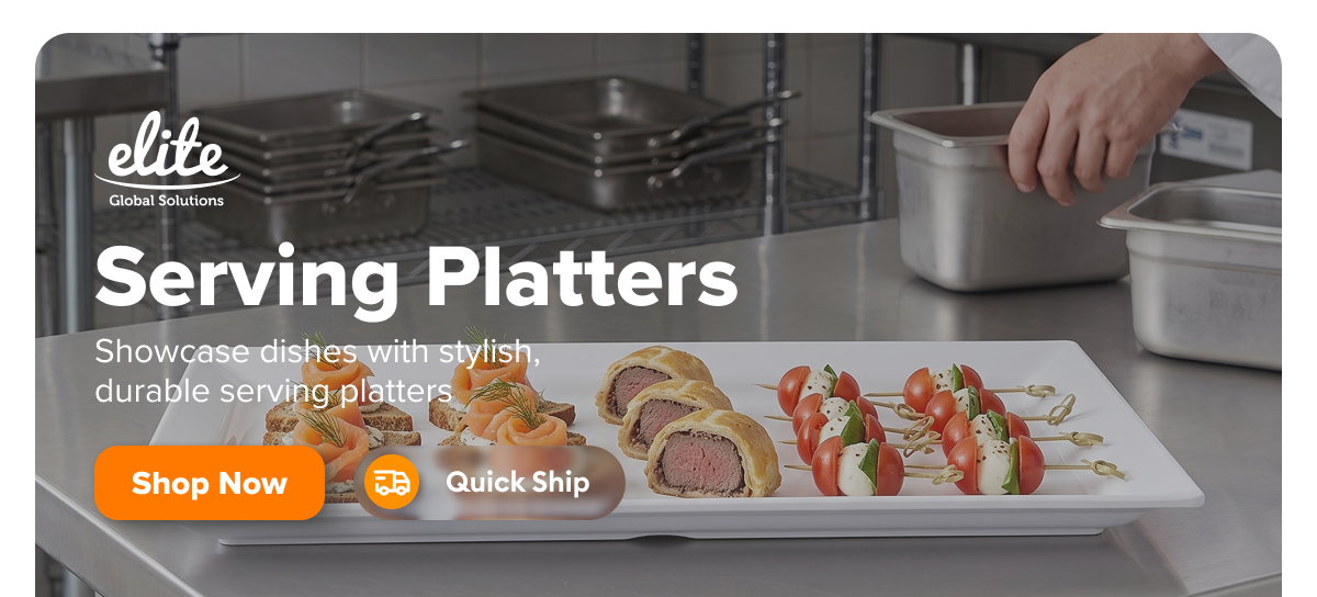 Elite Global Solutions Quick Ship Serving Platters
