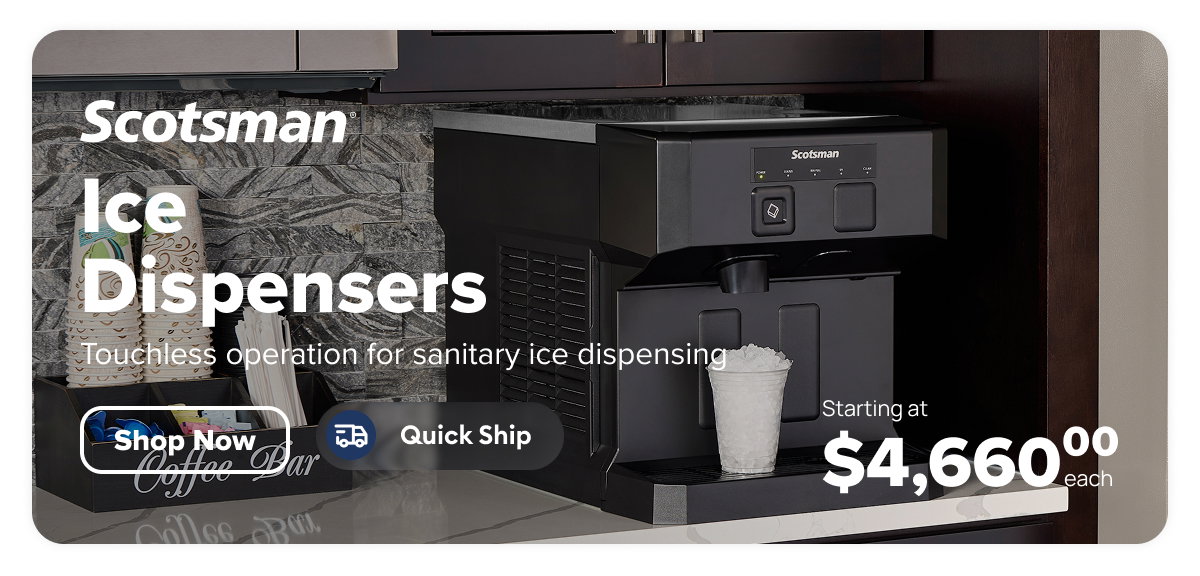 Scotsman Quick Ship Commercial Ice Dispensers