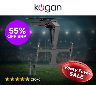 Kogan SmarterHome™ Motorised Flip Down TV Ceiling Mount for 37'' - 75'' TVs Product Image