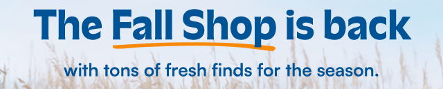 The Fall Shop is back with tons of fresh finds for the seeason.
