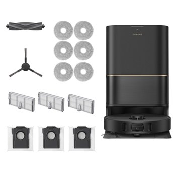 Dreame D30 Pro Ultra Robot Vacuum and Mop with 25,000 Pa Suction and PowerDock with Hot Wash and Hot Air