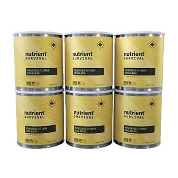 Nutrient Survival Powdered Vitamin Eggs 6-pack, (210 Total Servings)