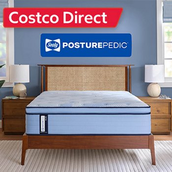 Sealy Posturepedic Plus Prosser Hills 12” Firm or 13.5-inch Plush Mattress