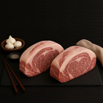 Authentic Wagyu Japanese A5 Boneless Ribeye Roast A5 Grade, 2 - 3 lbs, 6 lbs Total
